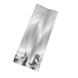 Bolsa metalizada 500gr sin válvula. PLATEADA. Ciento